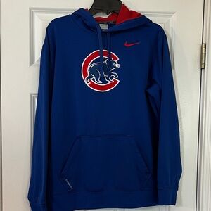 Mens Nike Therma-Fit Chicago Cubs hoodie,  excellent condition,  very nice!